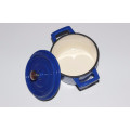 Cast Iron Casserole Enamel Coating with stainless knob